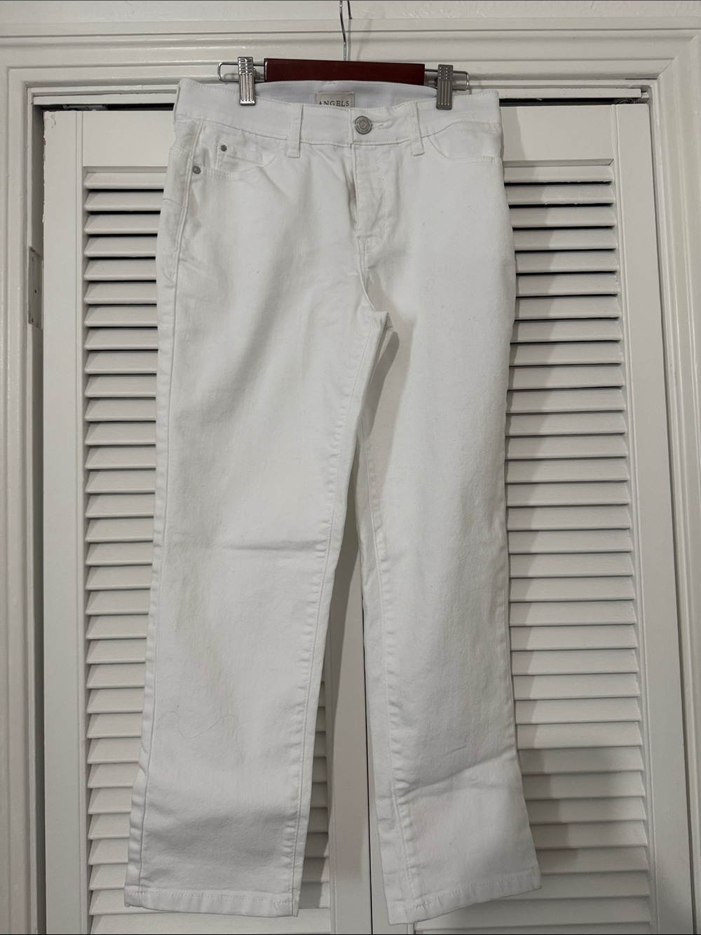 Angels White Cropped Women’s Jeans